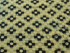 Ajrakh . Natural Color Cotton Fabric ~ 29 { Per meter }